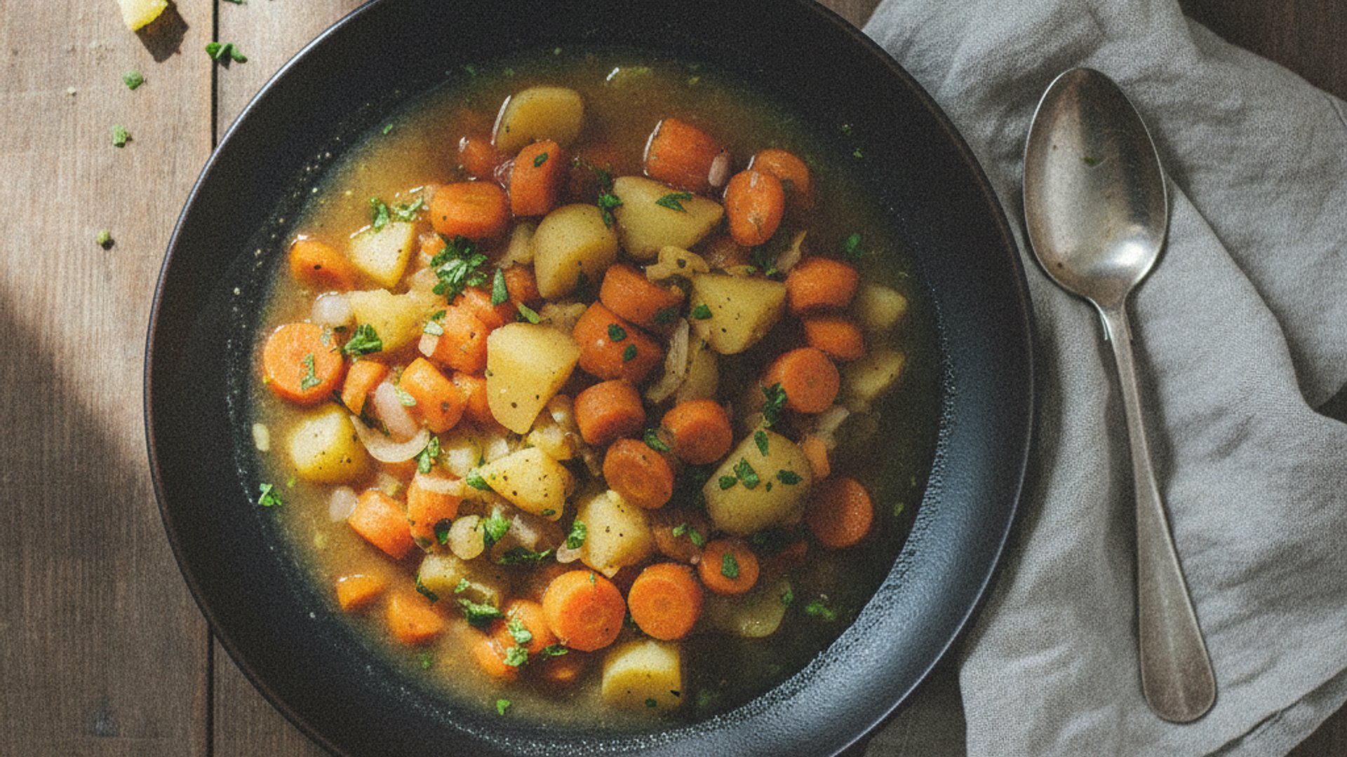 Möhreneintopf mit Kartoffeln