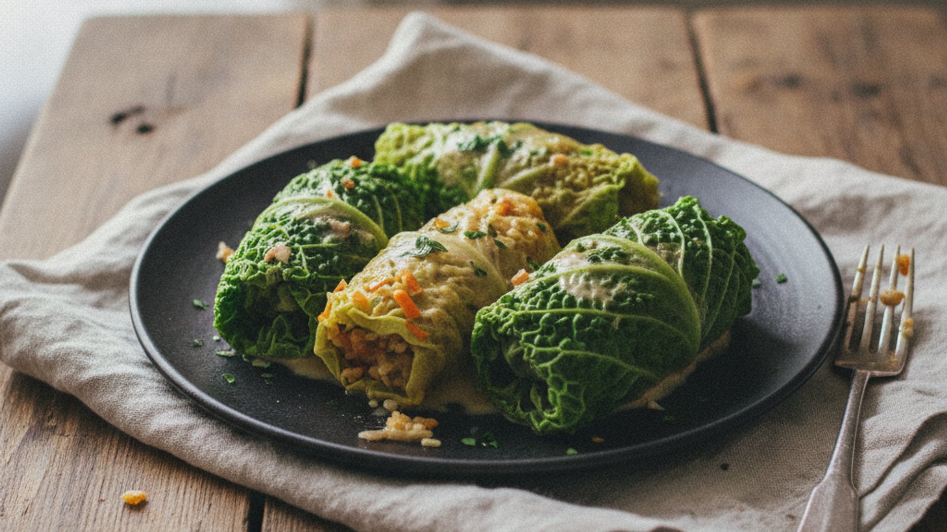 Vegetarische Wirsingrouladen