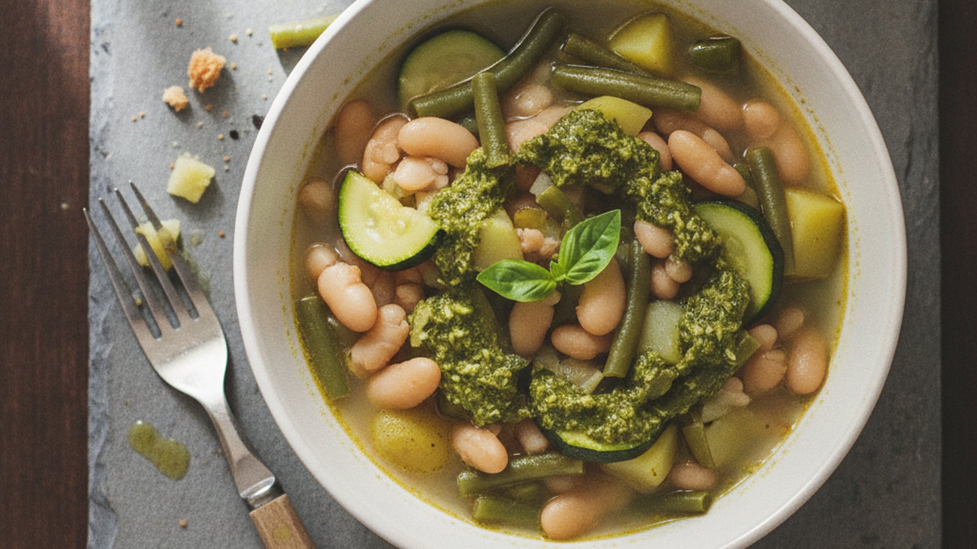 Gemüsesuppe mit Pistou