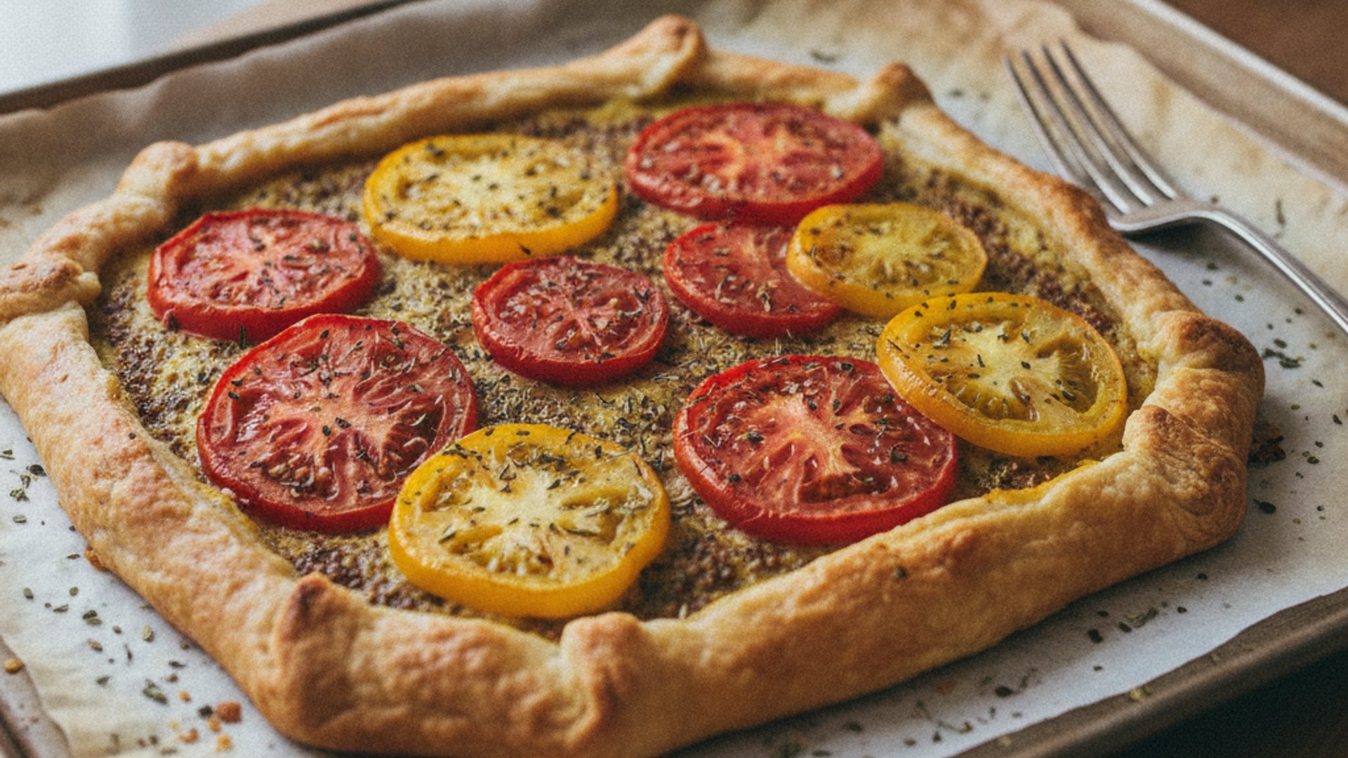 Tomatenwähe mit Senf