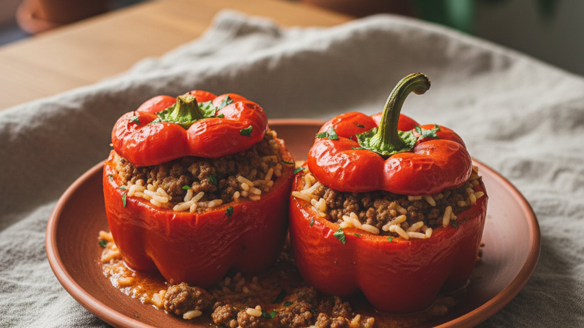 Gefüllte Paprika