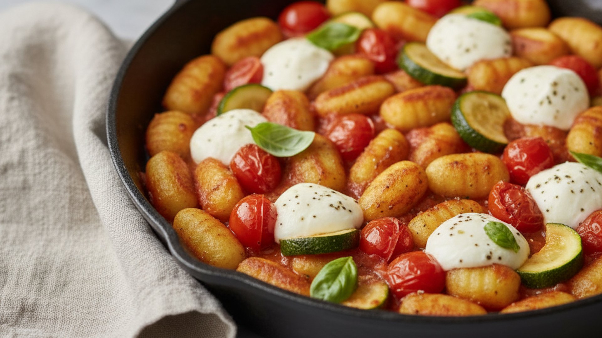 Gnocchi-Pfanne mit Gemüse