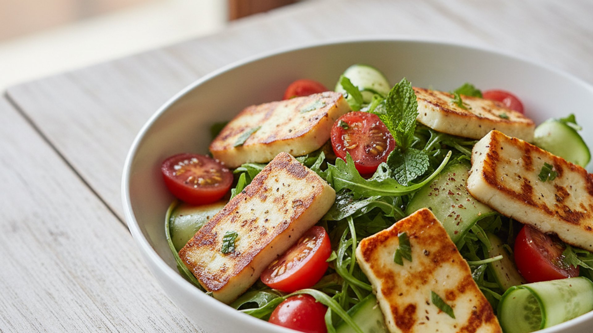 Halloumi-Salat