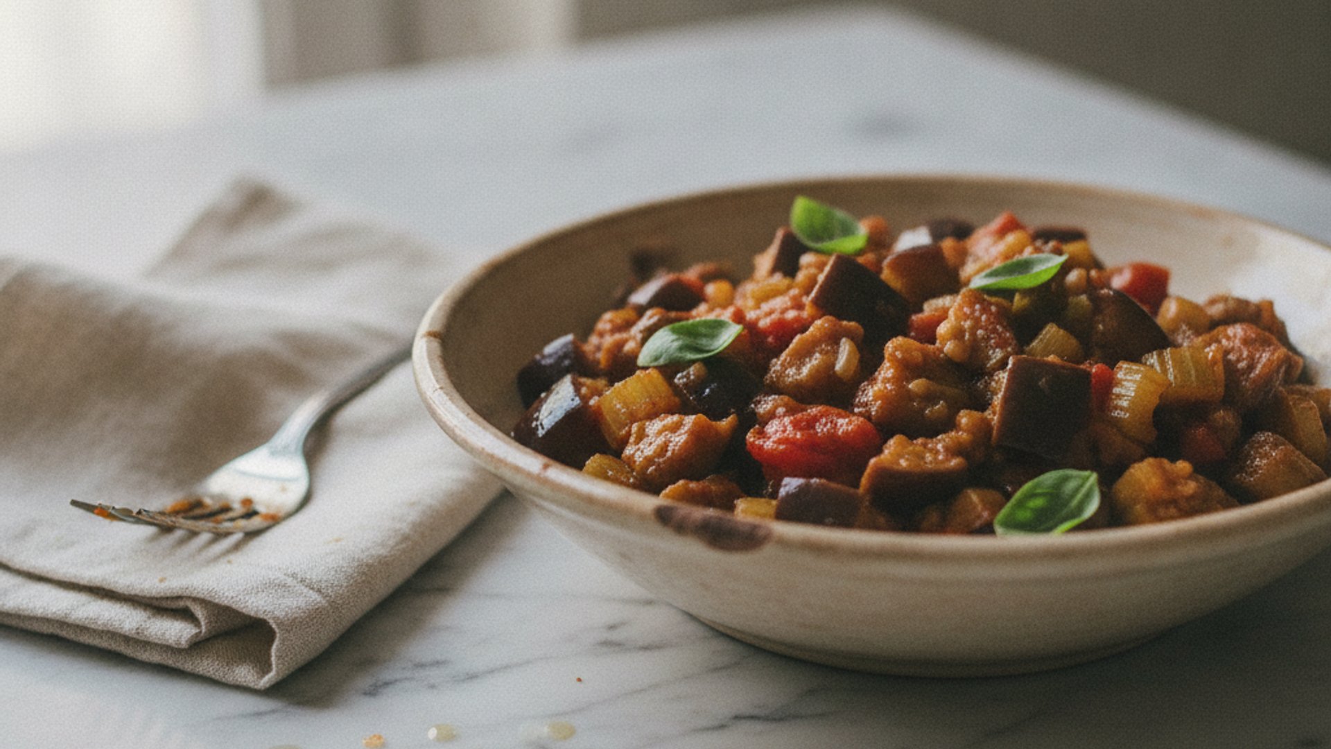Auberginen-Caponata