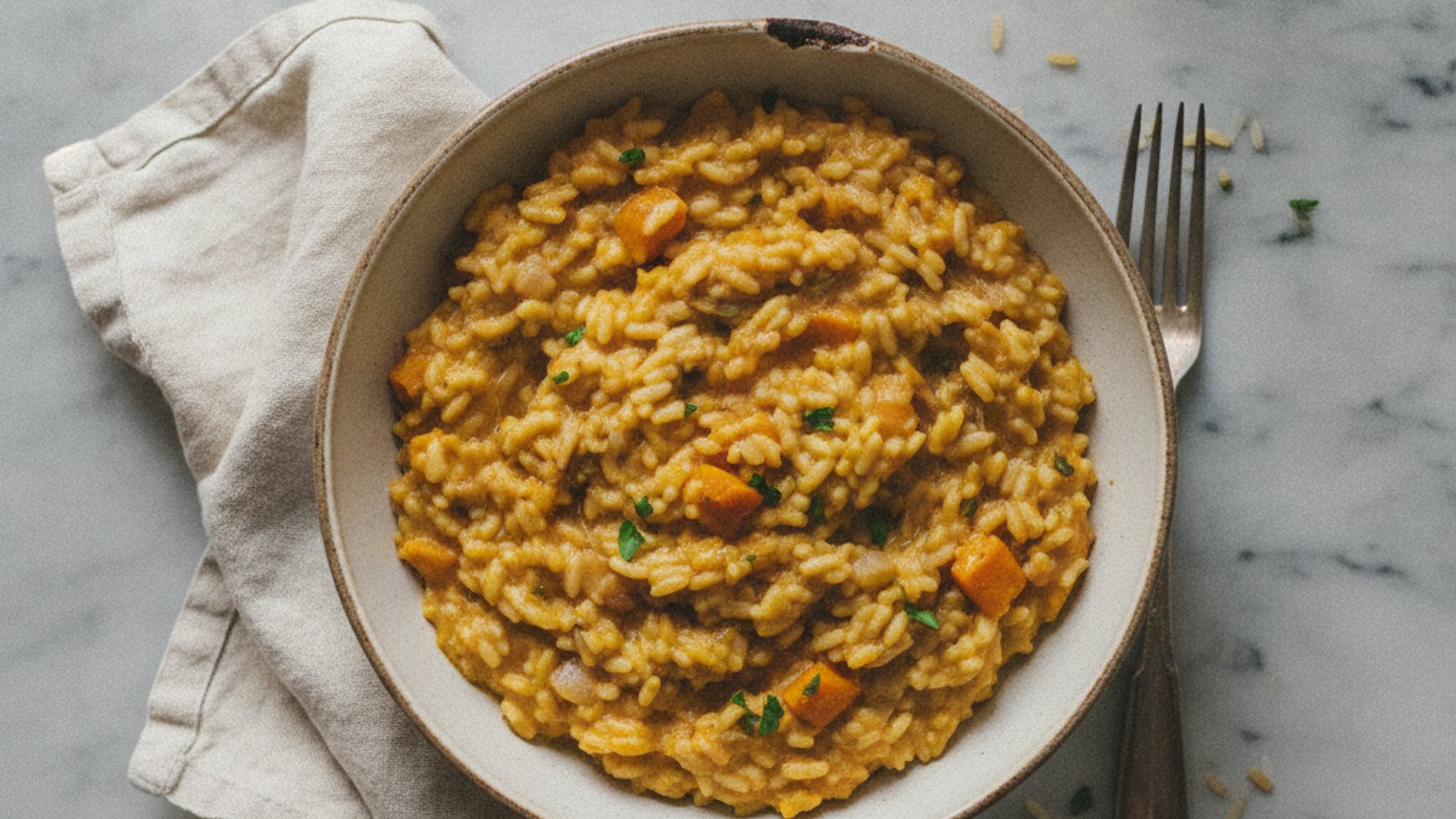 Kürbisrisotto