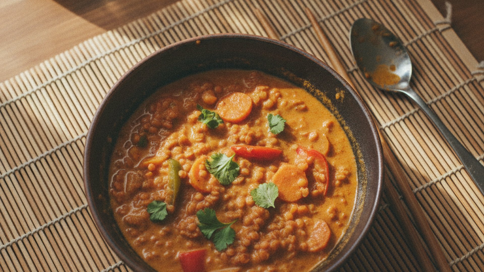Linsen-Gemüse-Curry