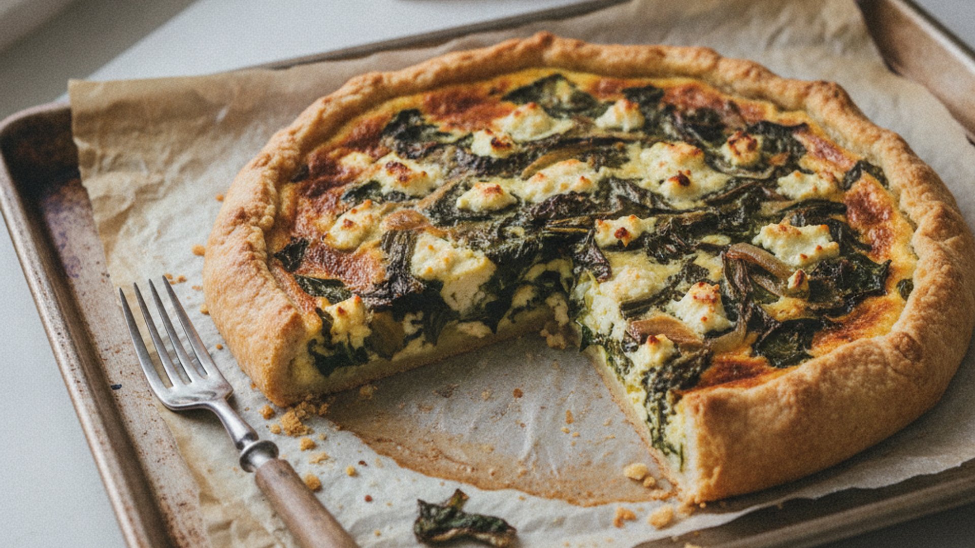 Mangold-Quiche