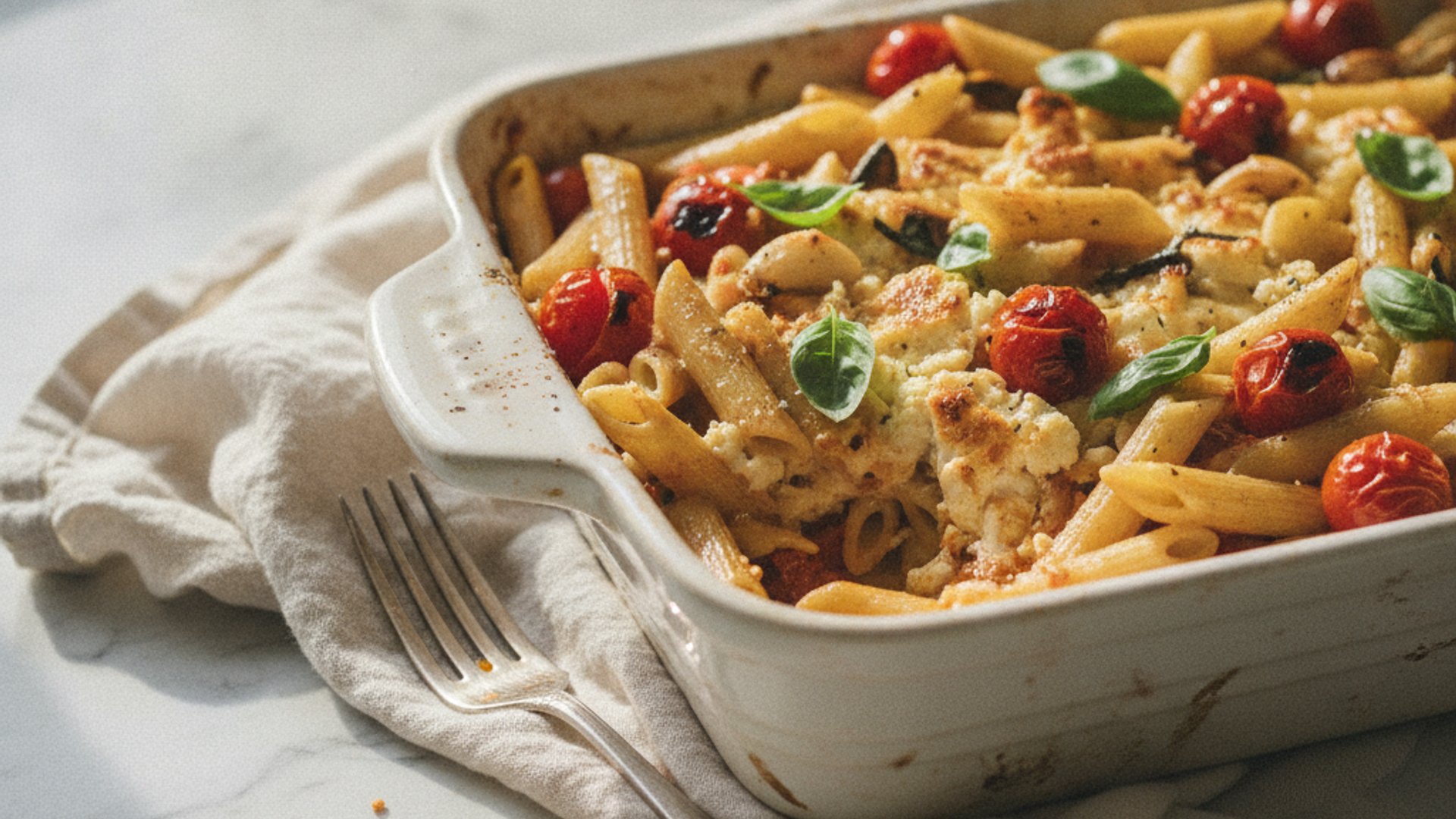 Ofen-Feta-Pasta