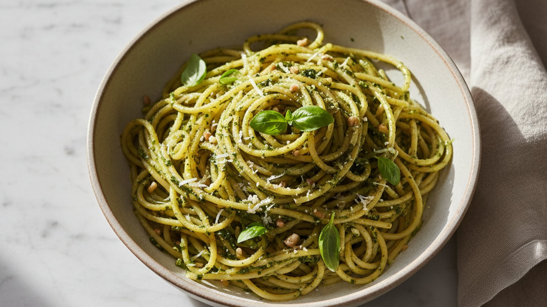 Pasta al Pesto Genovese