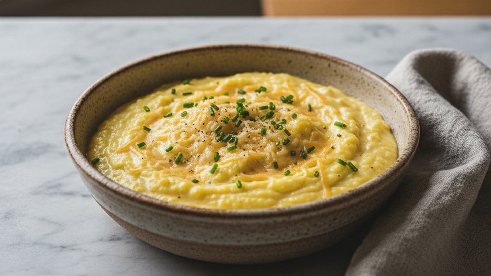 Cremige Käse-Polenta