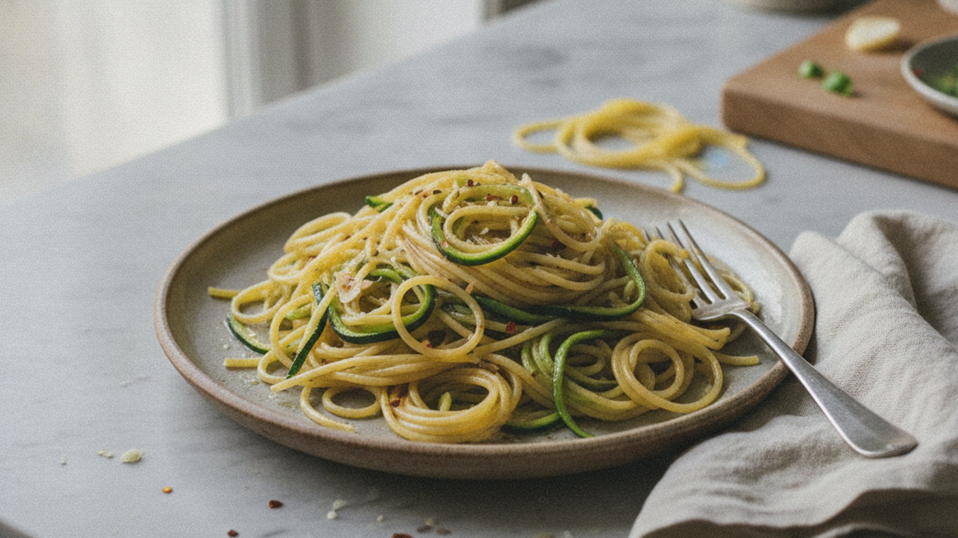 Spaghetti mit Zucchetti