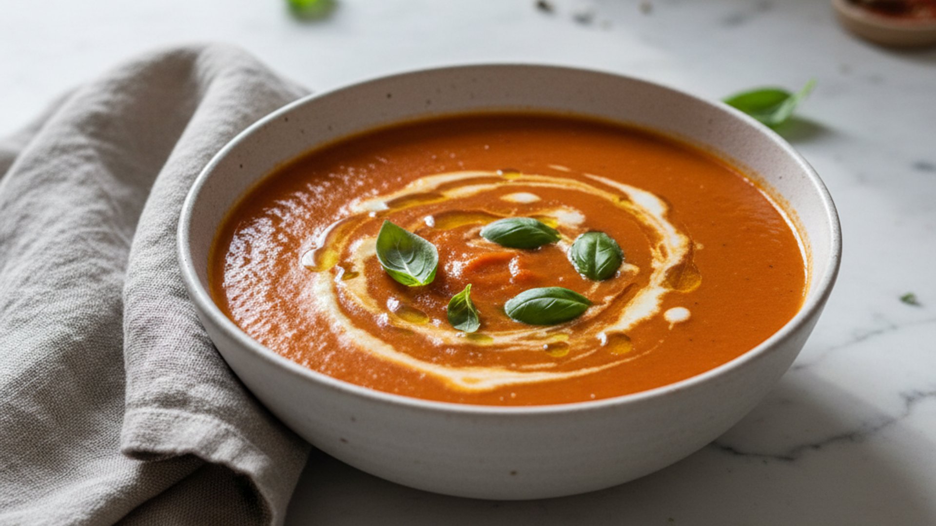 Cremige Tomatensuppe