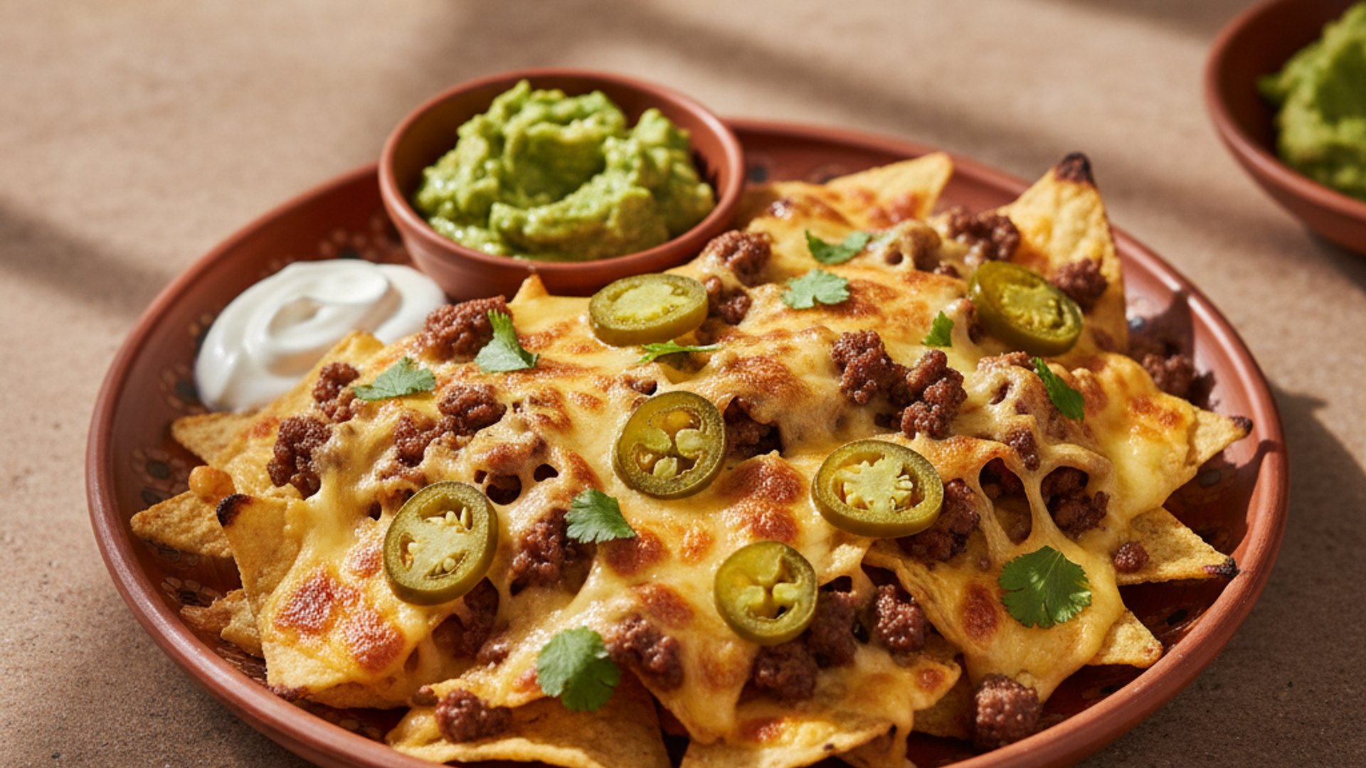Überbackene Nachos
