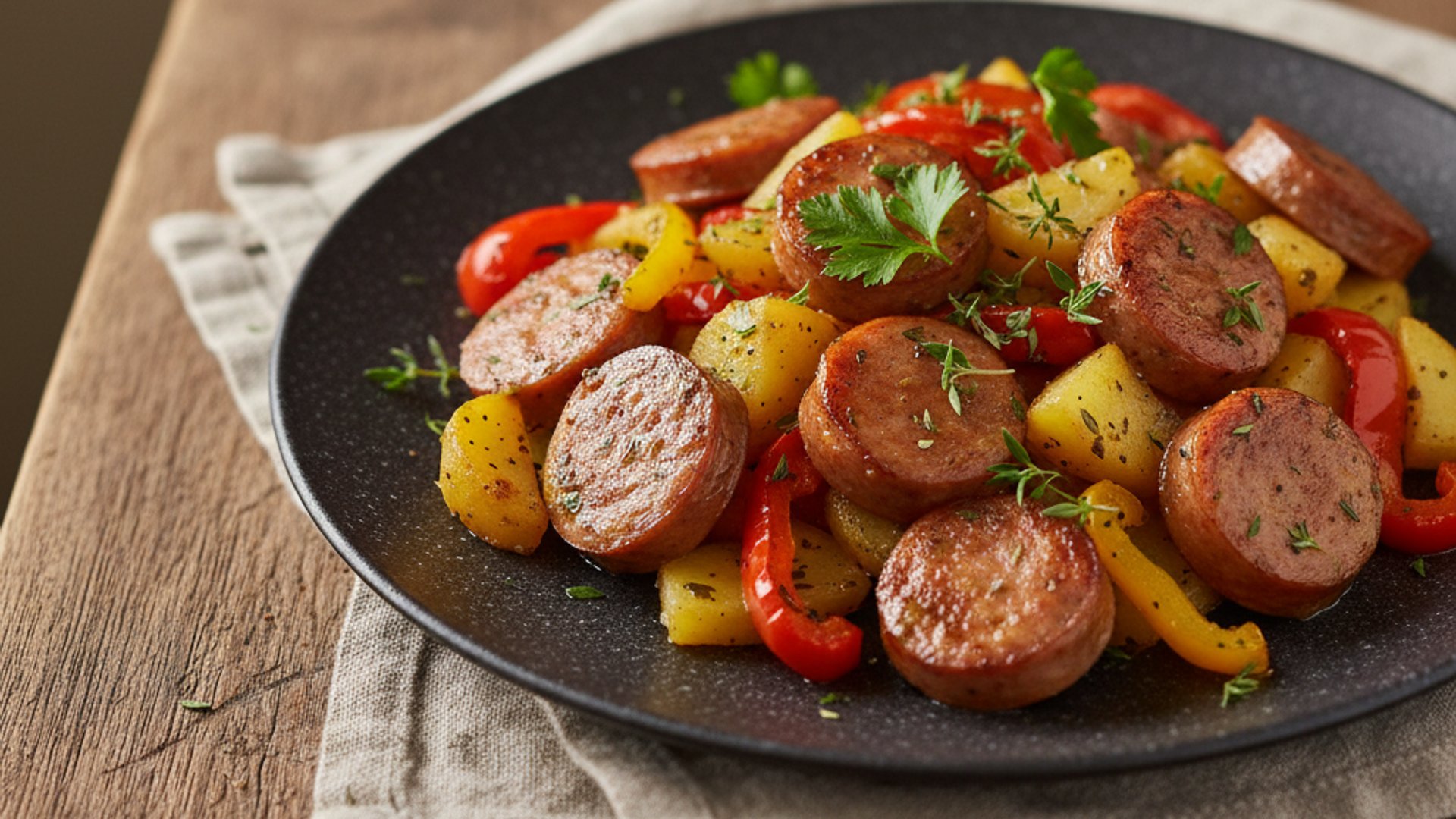 Wurst-Gemüse-Pfanne